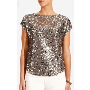 Gorgeous Sequin Top 🤎